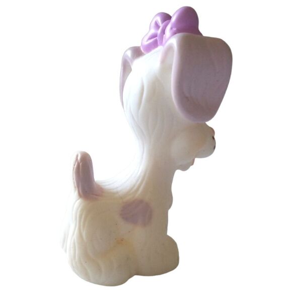 Quints Dog Puppy Vintage Purple White Vtg 1991 Dionne Quintuplets Replacement. - Picture 8 of 15